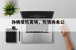 海星体育登录网站-孙杨受伤离场，伤情尚未公布。