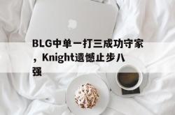 海星体育在线观看-BLG中单一打三成功守家，Knight遗憾止步八强