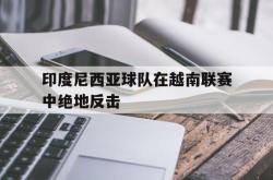 海星体育登录网站-印度尼西亚球队在越南联赛中绝地反击